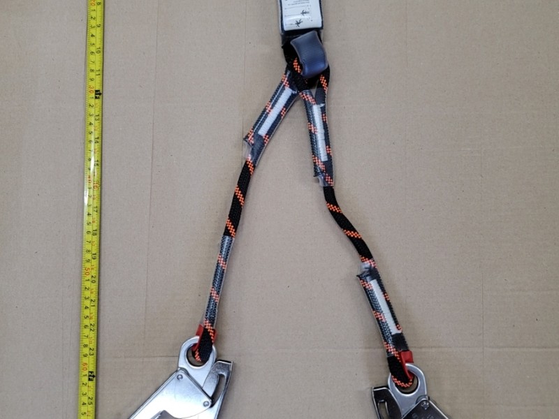 Climax 91 Absorber Double Aluminum Big Hook Lanyards 緩衝帶雙鋁大扣尾繩(特短)